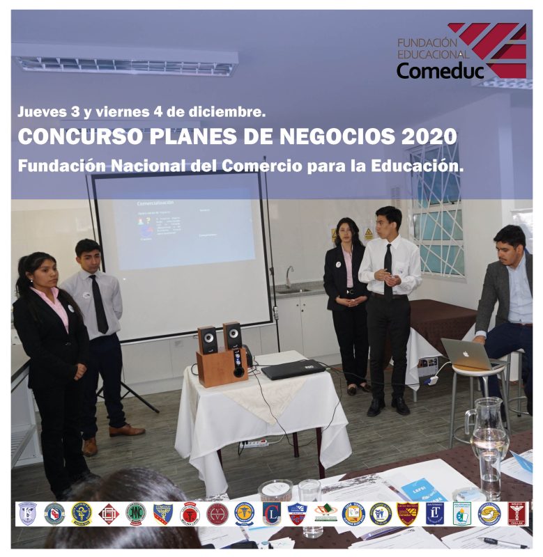 XXV CONCURSO PLANES DE NEGOCIO DE FUNDACIÓN COMEDUC PARA ALUMNOS DE 4° MEDIO 2020
